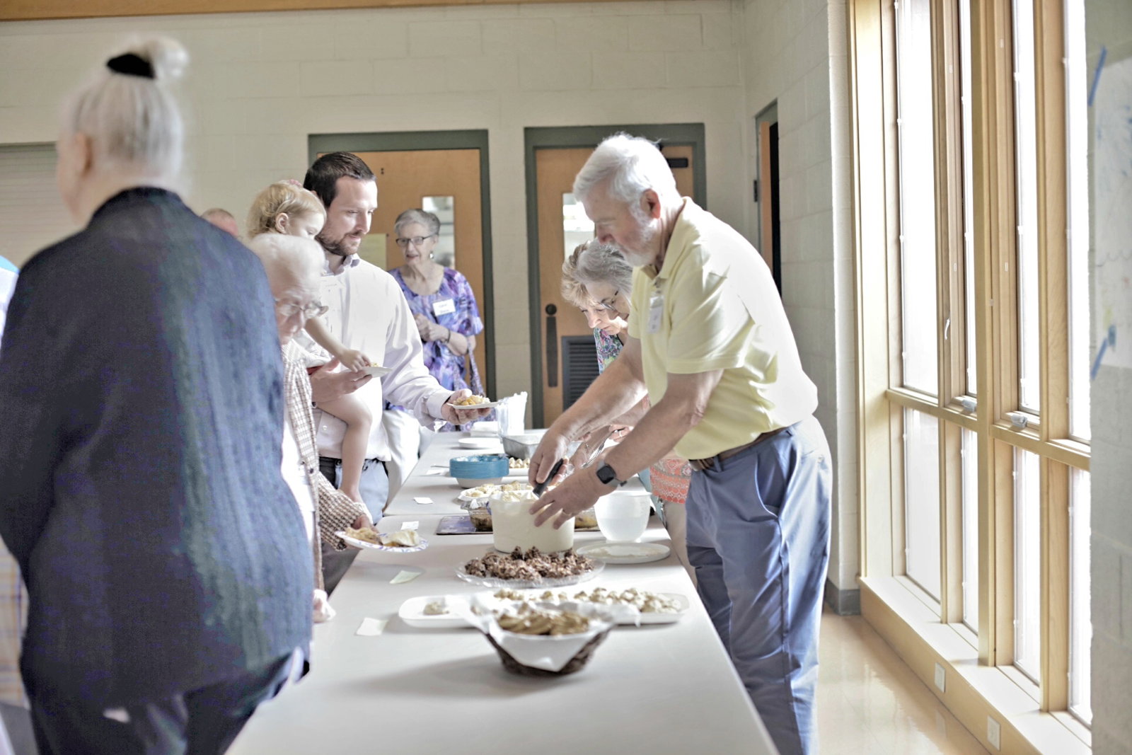 Fellowship and conversation among the congregation